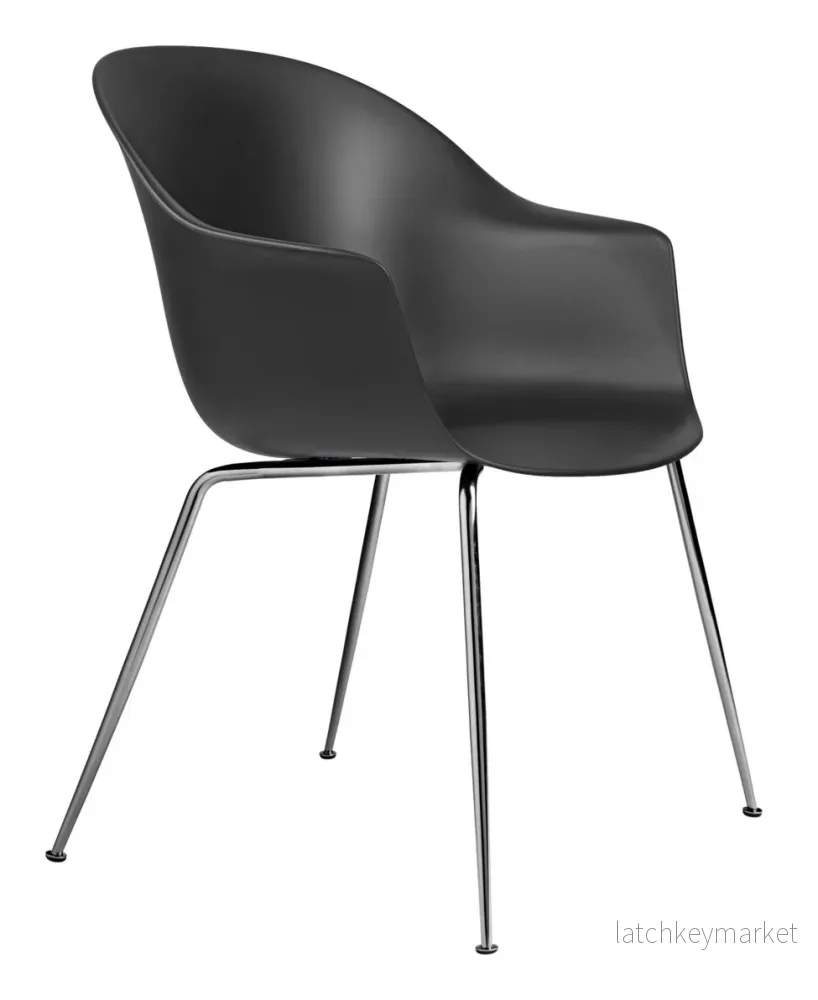 Bat Dining Chair Conic Base Chrome - Bild 3