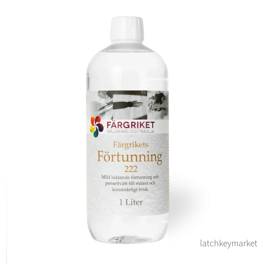 Förtunning för linoljefärg Färgrikets 1 L (ersätter balsamterpentin)