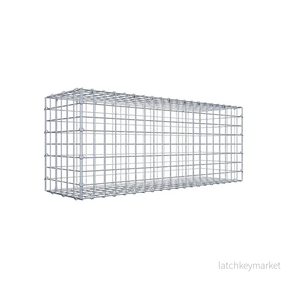 Gabion 100 cm x 40 cm x 30 cm (L x H x D), maskstorlek 5 cm x 5 cm, C-ring Gabion 100 cm x 40 cm x 30 cm (L x H x D), maskstorlek 5 cm x 5 cm, C-ring