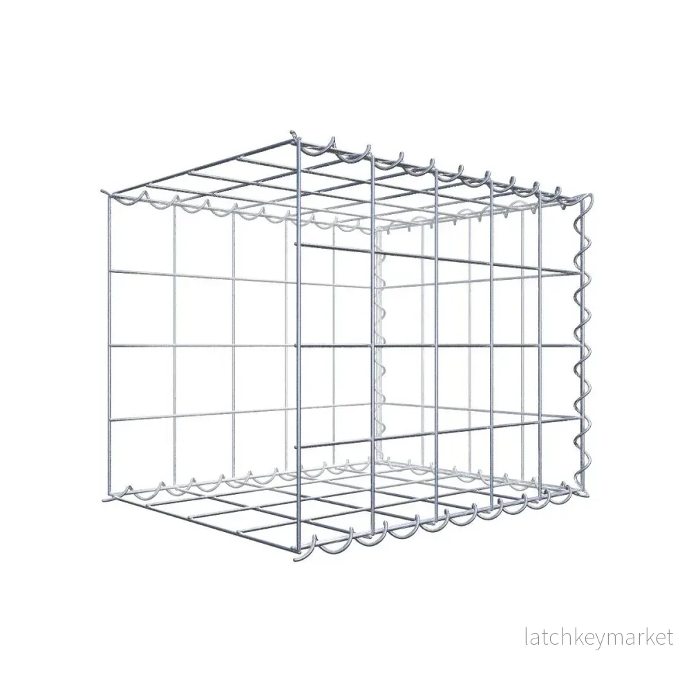 Extra gabion typ 2 50 cm x 40 cm x 40 cm (L x H x D), maskstorlek 10 cm x 10 cm, spiral Extra gabion typ 2 50 cm x 40 cm x 40 cm (L x H x D), maskstorlek 10 cm x 10 cm, spiral