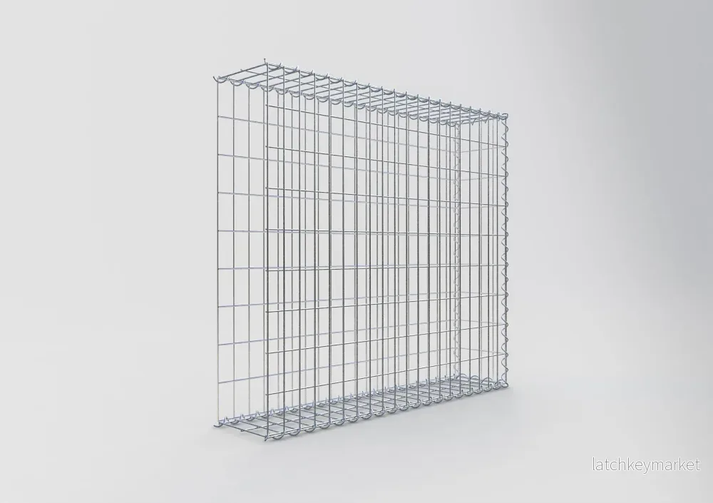Extra gabion typ 2 100 cm x 90 cm x 20 cm (L x H x D), maskstorlek 5 cm x 10 cm, spiral - Bild 2