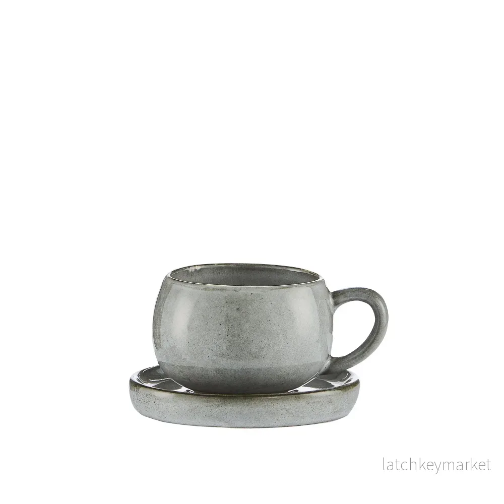 Amera espressokopp H5 Ø9 cm. grå Amera espressokopp H5 Ø9 cm. grå