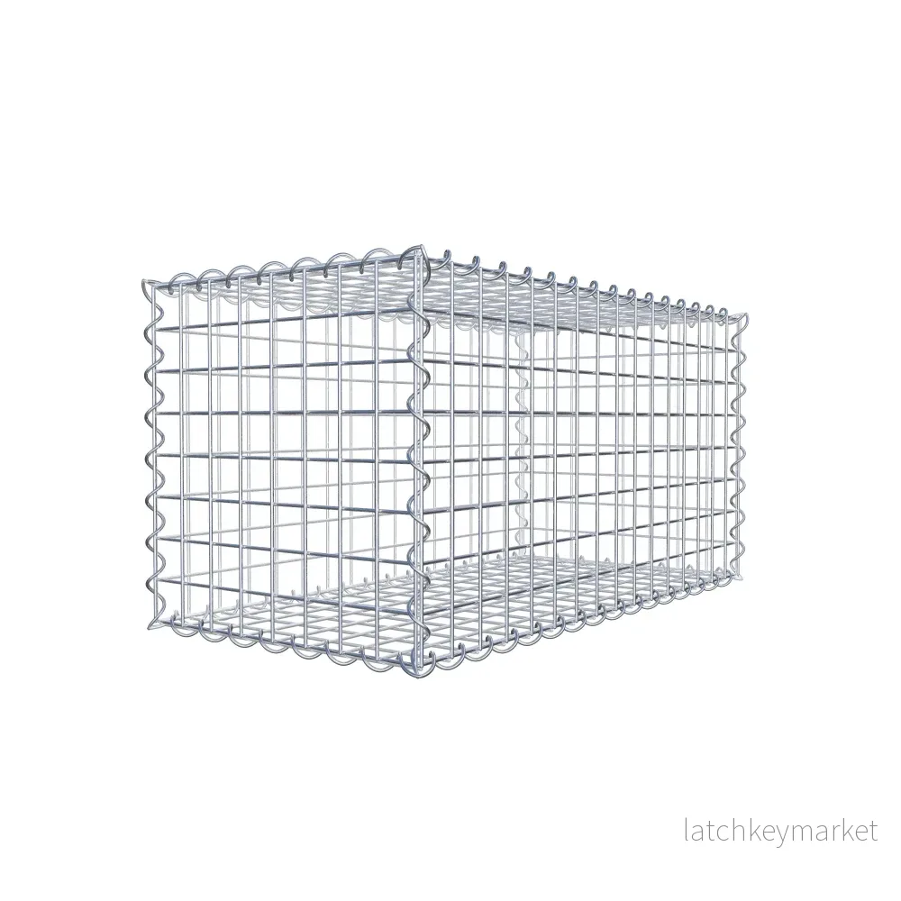 Gabion 80 cm x 40 cm x 40 cm (L x H x D), maskstorlek 5 cm x 5 cm, spiral Gabion 80 cm x 40 cm x 40 cm (L x H x D), maskstorlek 5 cm x 5 cm, spiral