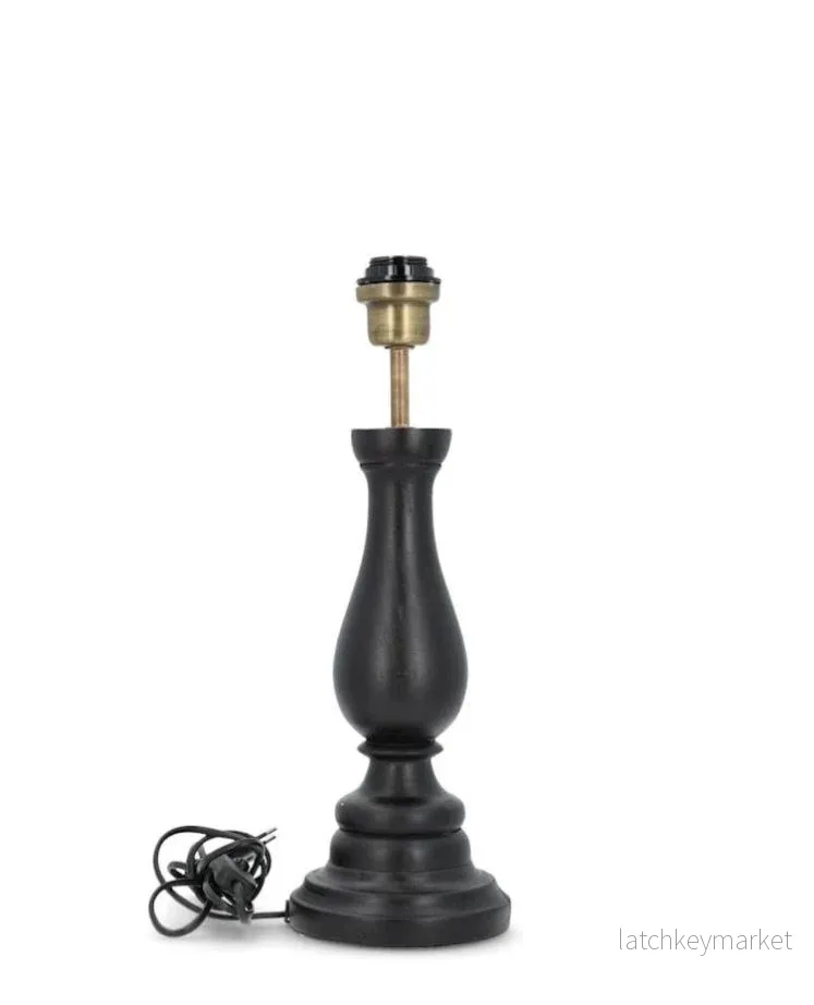 Bordslampa Lampfot Theo Svart 43 cm Bordslampa Lampfot Theo Svart 43 cm