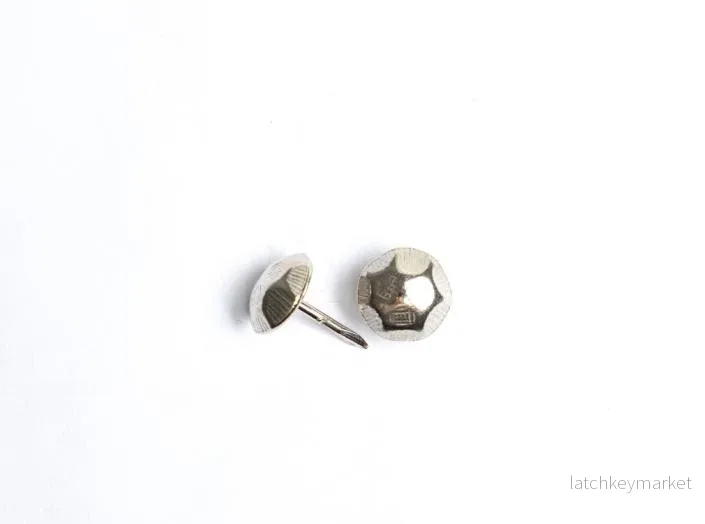 Möbelspik – Rund hamrad – Silver
