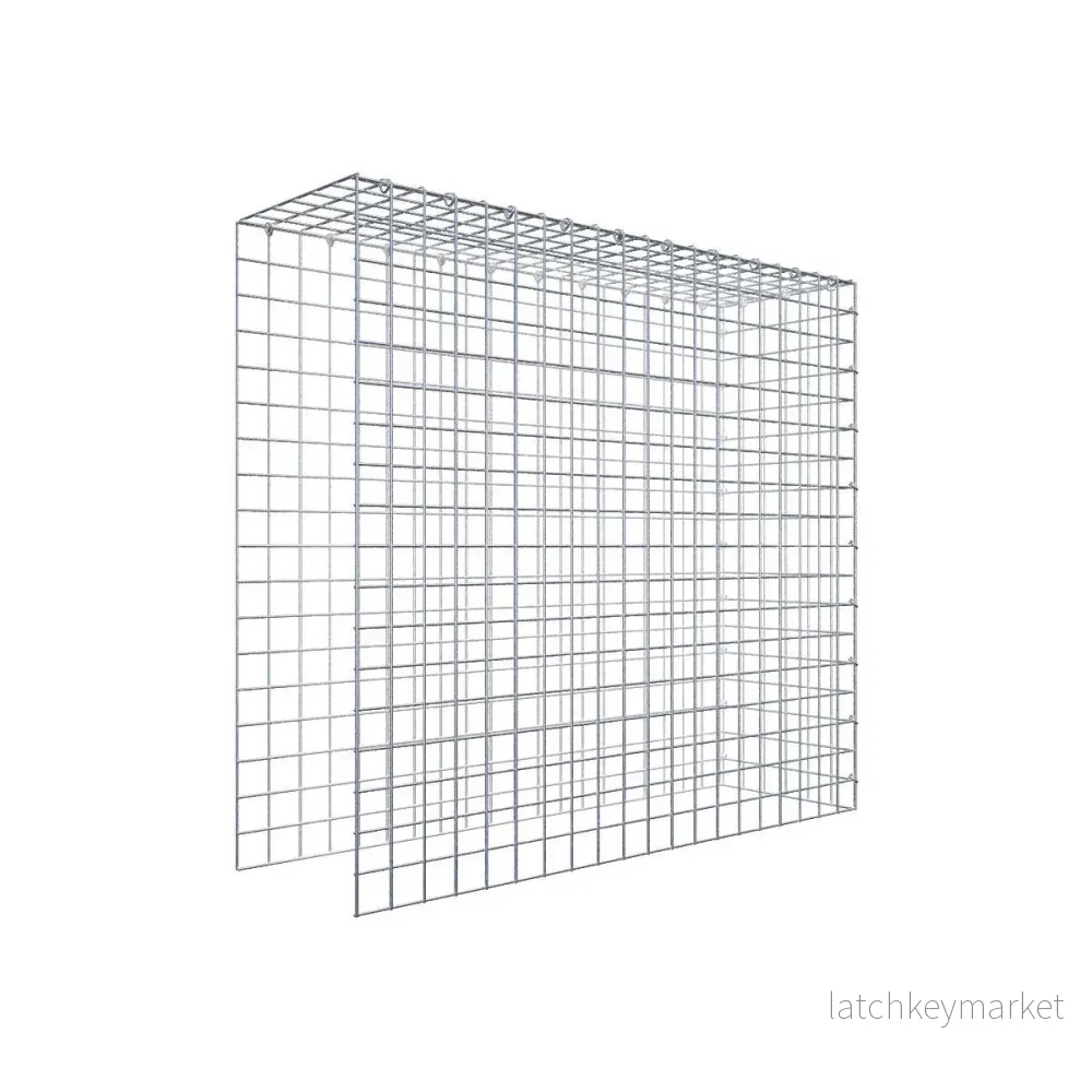 Extra gabion typ 4 100 cm x 90 cm x 30 cm (L x H x D), maskstorlek 5 cm x 5 cm, C-ring Extra gabion typ 4 100 cm x 90 cm x 30 cm (L x H x D), maskstorlek 5 cm x 5 cm, C-ring