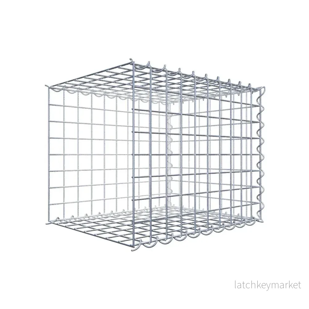 Extra gabion typ 2 50 cm x 40 cm x 40 cm (L x H x D), maskstorlek 5 cm x 5 cm, spiral Extra gabion typ 2 50 cm x 40 cm x 40 cm (L x H x D), maskstorlek 5 cm x 5 cm, spiral