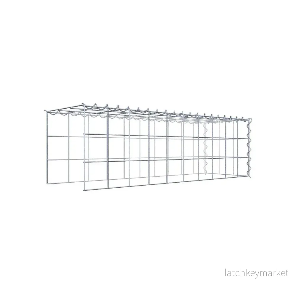 Extra gabion typ 4 100 cm x 30 cm x 30 cm (L x H x D), maskstorlek 10 cm x 10 cm, spiral Extra gabion typ 4 100 cm x 30 cm x 30 cm (L x H x D), maskstorlek 10 cm x 10 cm, spiral