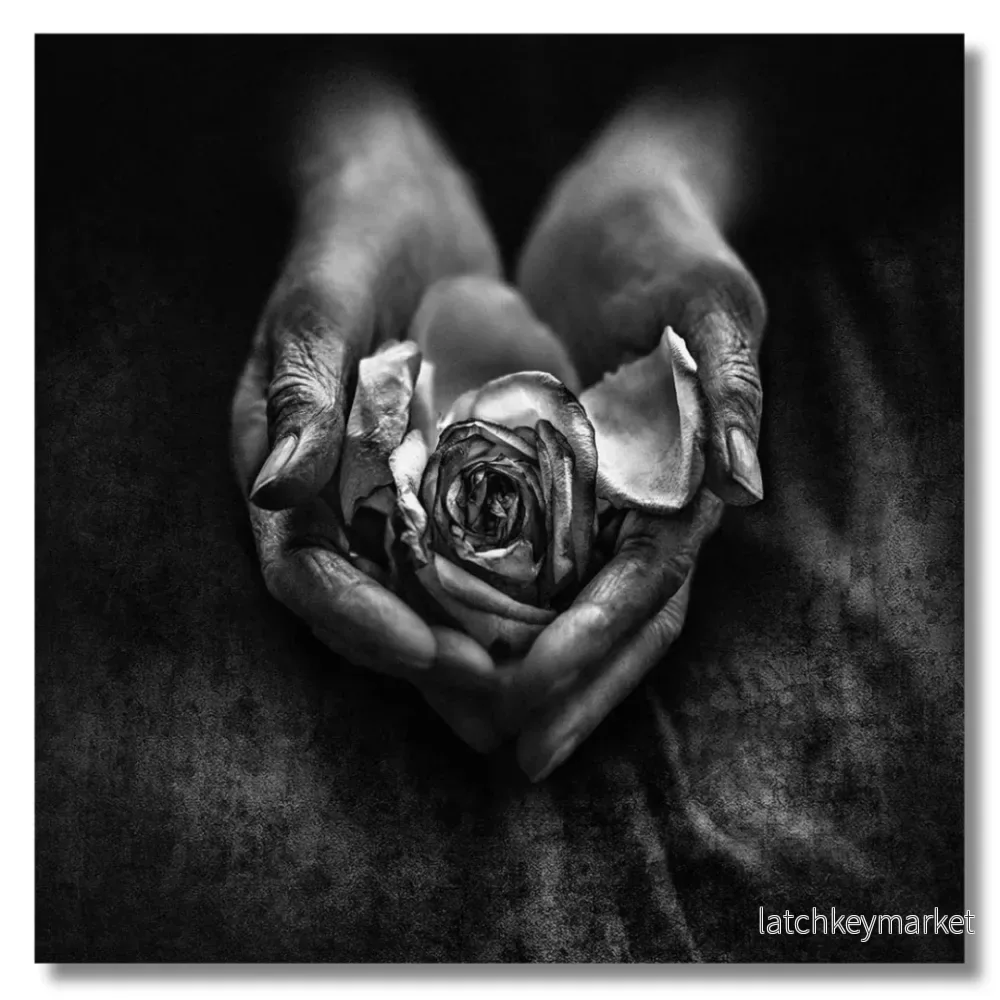 Tavla Aluminium art Rose Tavla Aluminium art Rose