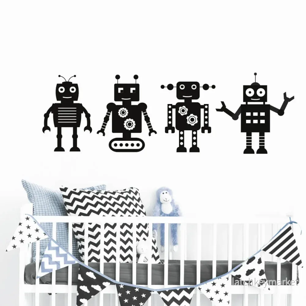 Väggdekor Robotar