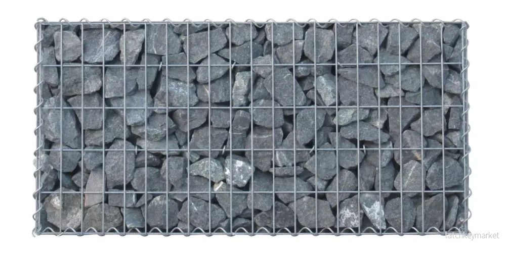 Gabion 100 cm x 60 cm x 20 cm (L x H x D), maskstorlek 5 cm x 10 cm, spiral - Bild 2