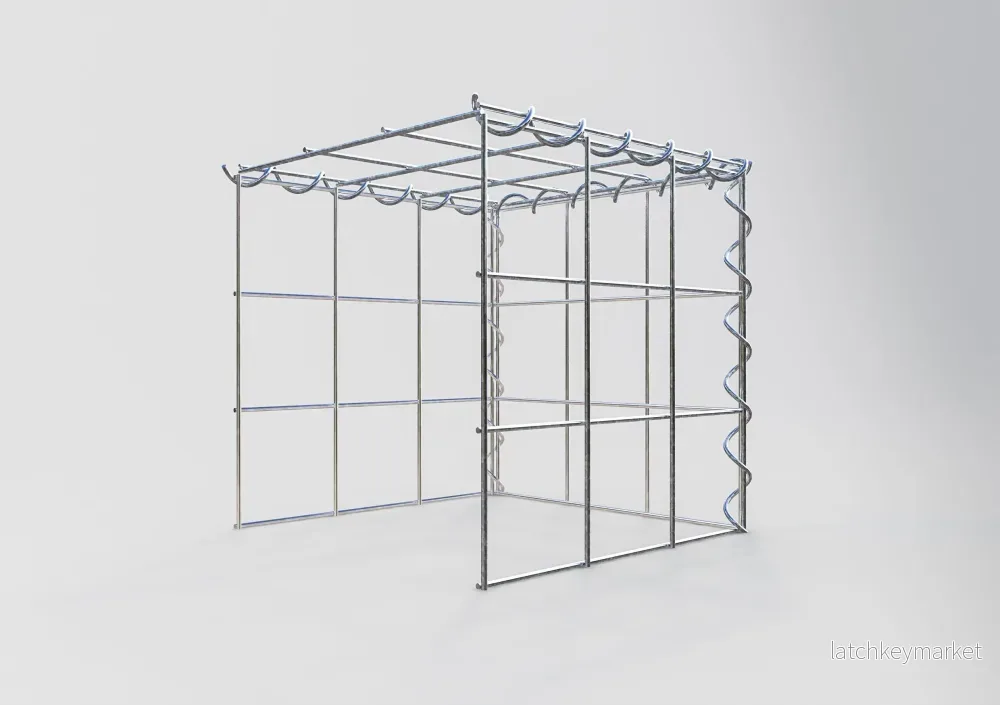 Påväxt gabion typ 4 30 cm x 30 cm x 30 cm (L x H x D), maskstorlek 10 cm x 10 cm, spiral - Bild 2