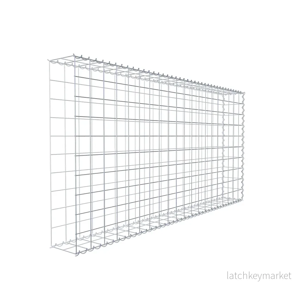 Extra gabion typ 2 200 cm x 100 cm x 20 cm (L x H x D), maskstorlek 10 cm x 10 cm, spiral - Bild 3