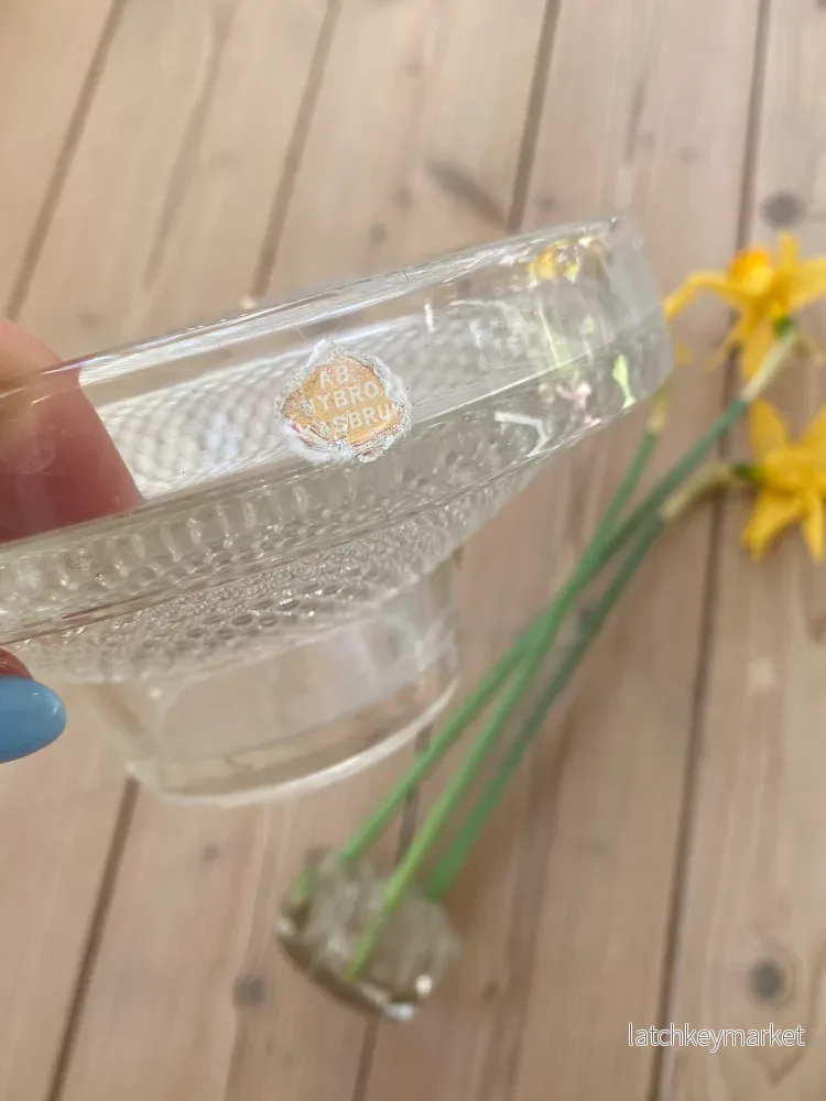 Blomsterfakir i glas med tillhörande skål - Bild 3