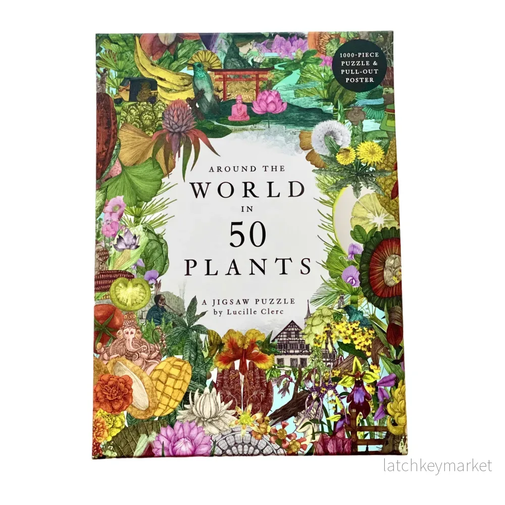 Around the world in 50 plants – Pussel 1000-bitar Around the world in 50 plants – Pussel 1000-bitar