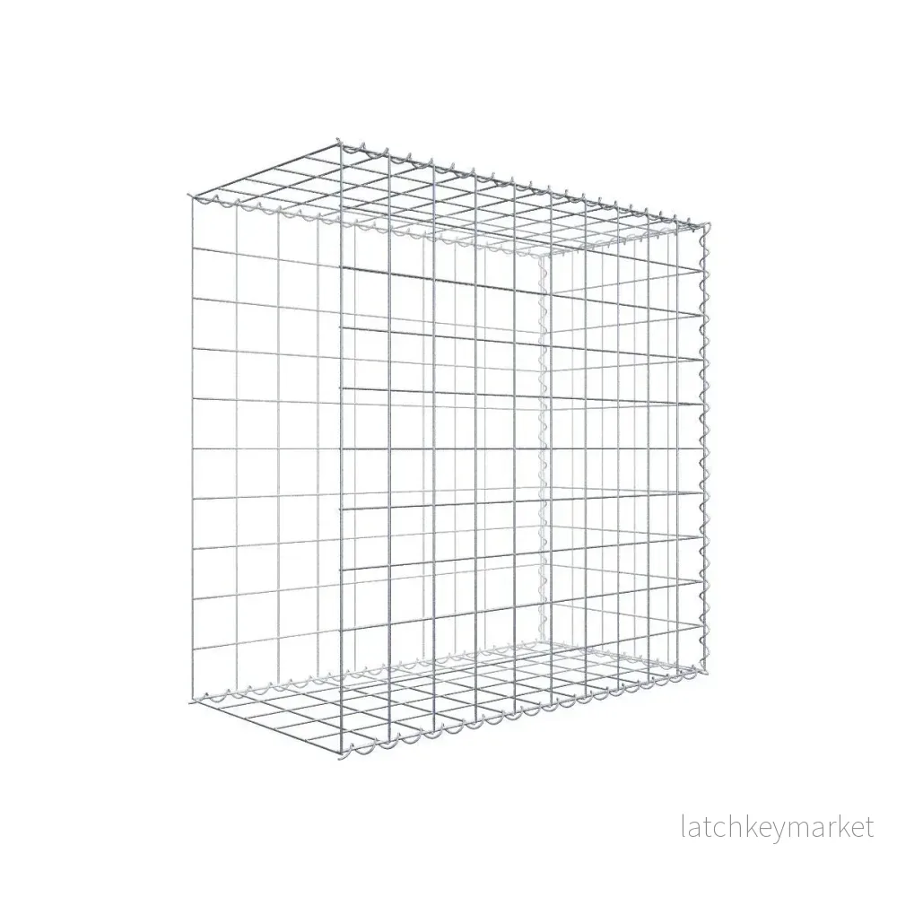 Extra gabion typ 2 100 cm x 100 cm x 50 cm (L x H x D), maskstorlek 10 cm x 10 cm, spiral Extra gabion typ 2 100 cm x 100 cm x 50 cm (L x H x D), maskstorlek 10 cm x 10 cm, spiral