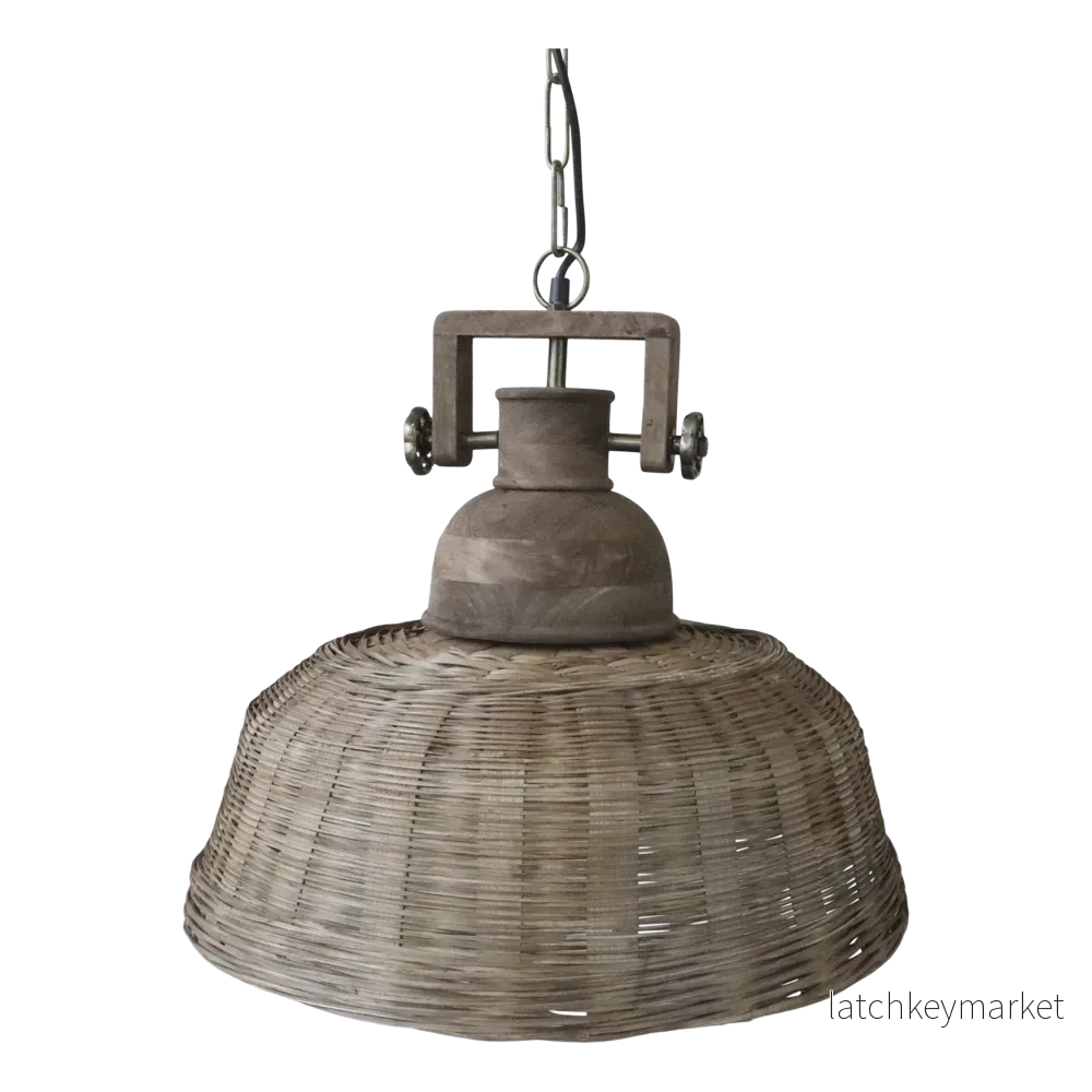 Taklampa Rotting/Mangoträ H43/Ø50 cm Taklampa Rotting/Mangoträ H43/Ø50 cm