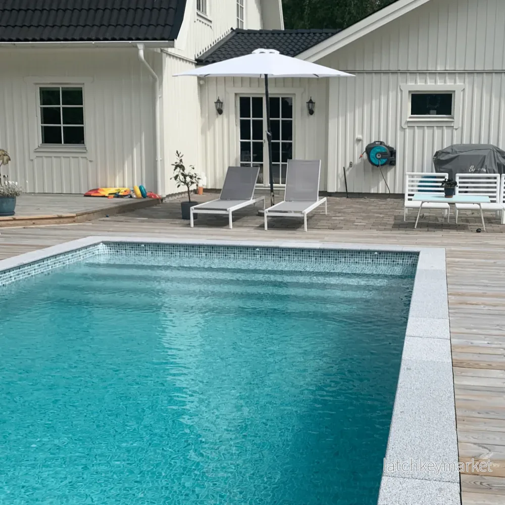 Poolpaket Granit Grå 600 4x8m - Bild 2