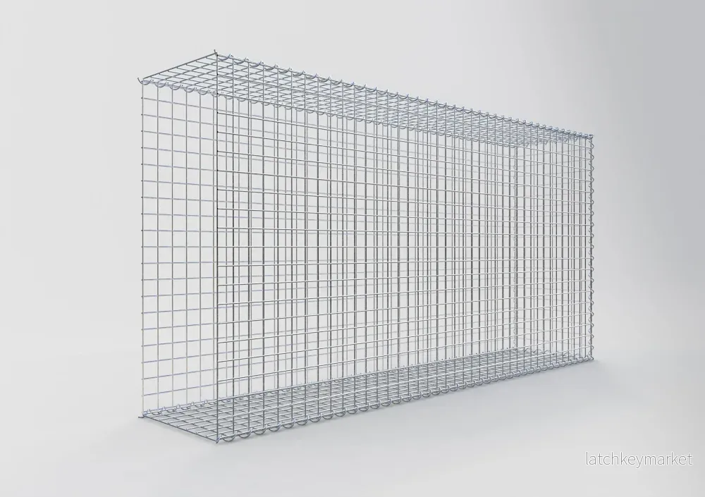 Extra gabion typ 2 200 cm x 100 cm x 40 cm (L x H x D), maskstorlek 5 cm x 5 cm, spiral - Bild 2