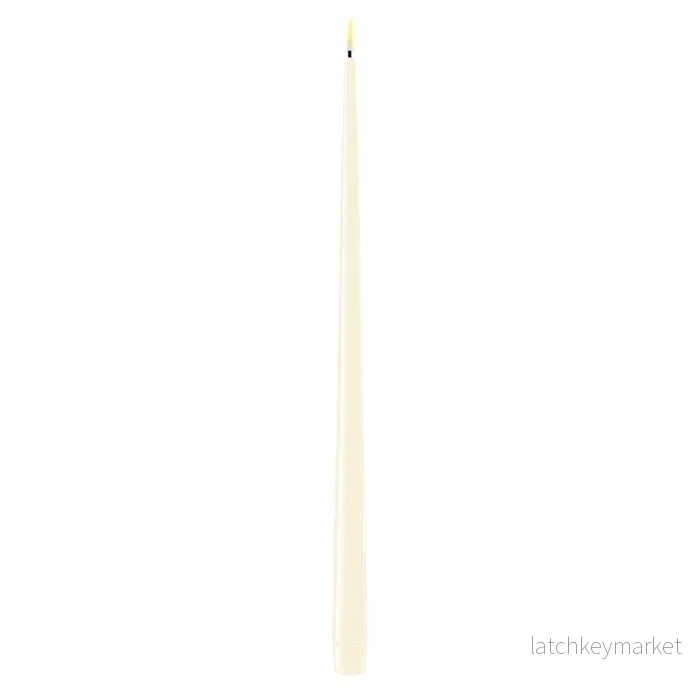 Middagsljus Led, De Luxe Home Art, 38 cm Beige, 2-pack Middagsljus Led, De Luxe Home Art, 38 cm Beige, 2-pack