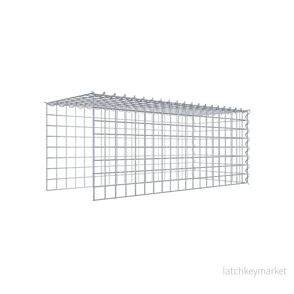 Extra gabion typ 4 100 cm x 40 cm x 40 cm (L x H x D), maskstorlek 5 cm x 5 cm, spiral Extra gabion typ 4 100 cm x 40 cm x 40 cm (L x H x D), maskstorlek 5 cm x 5 cm, spiral
