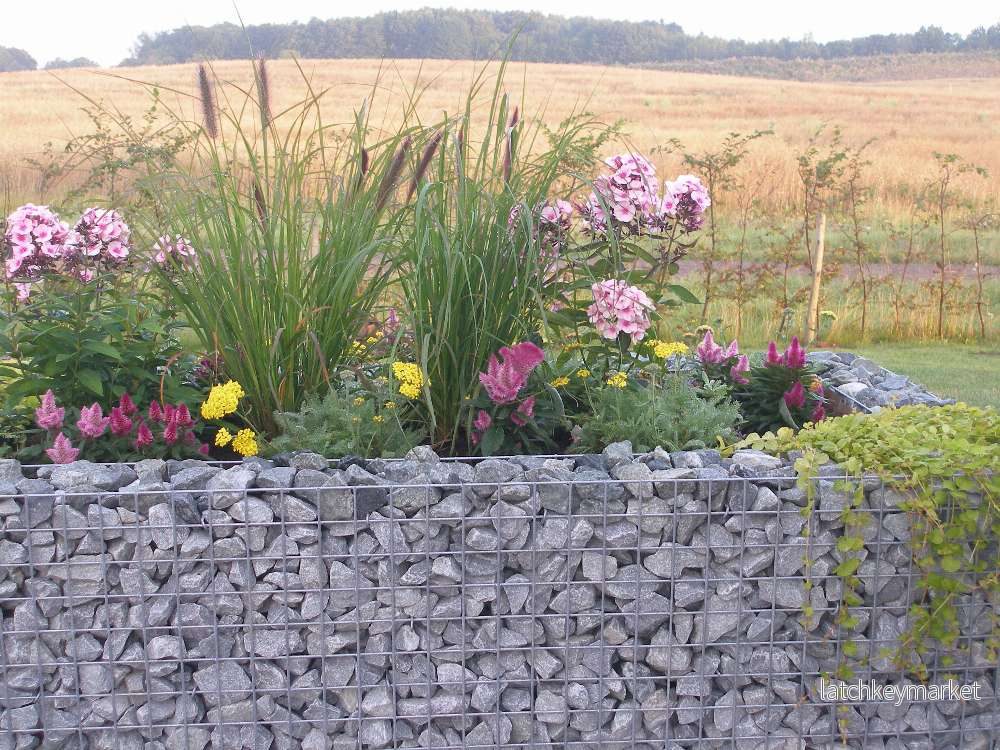 Gabion upphöjd säng gjord efter mått – maskstorlek 5x5cm Gabion upphöjd säng gjord efter mått – maskstorlek 5x5cm