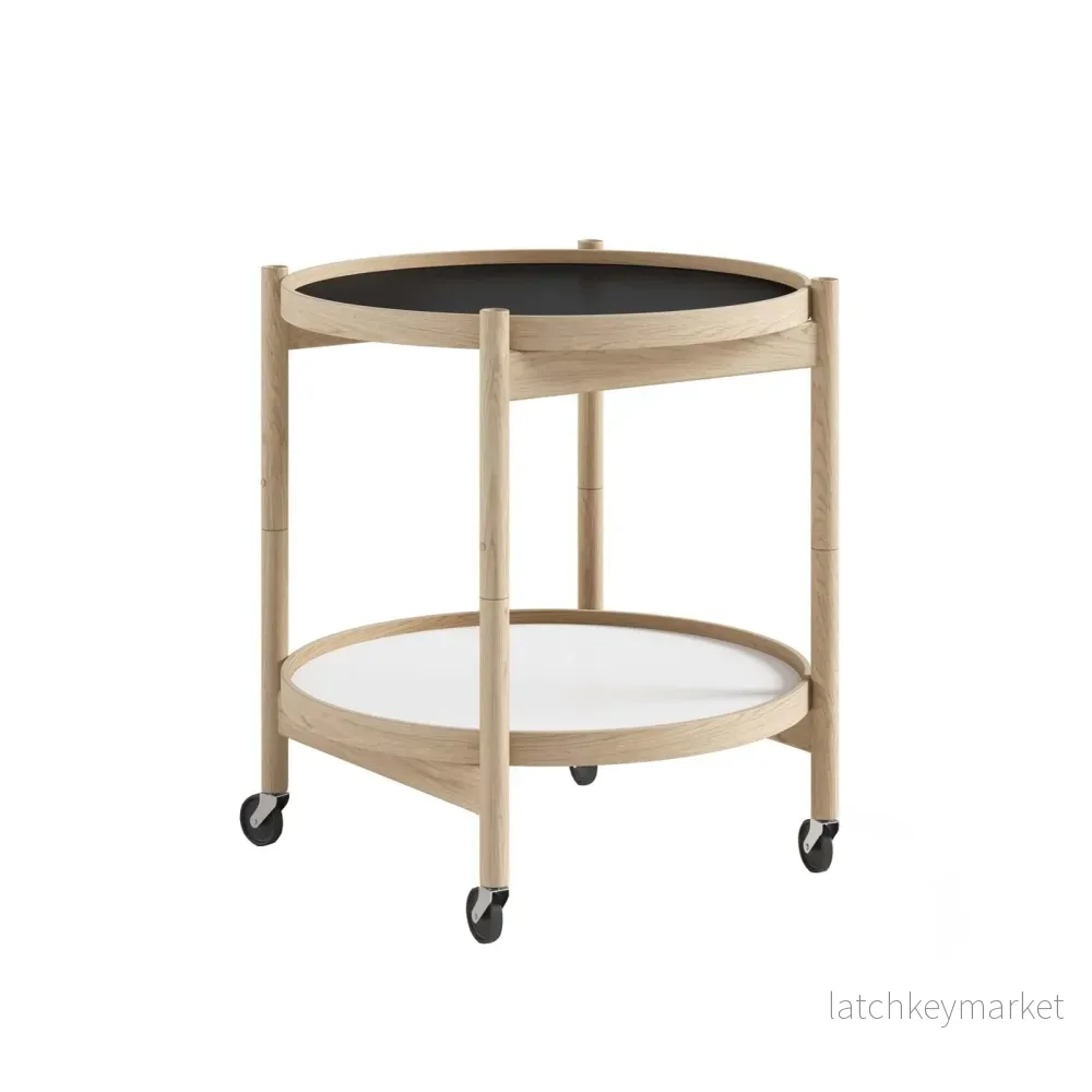 Bølling Tray Table 50 cm Oak Untreated - Bild 2