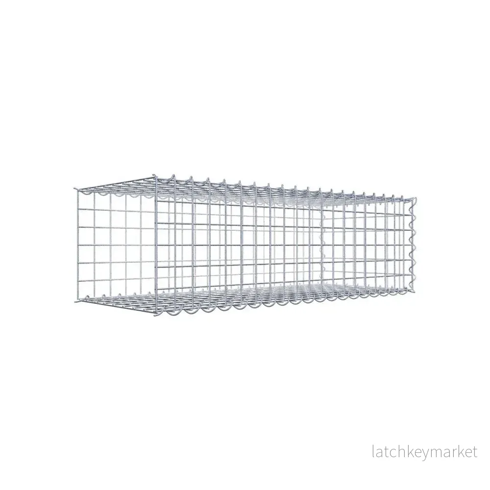 Extra gabion typ 2 100 cm x 30 cm x 40 cm (L x H x D), maskstorlek 5 cm x 5 cm, spiral Extra gabion typ 2 100 cm x 30 cm x 40 cm (L x H x D), maskstorlek 5 cm x 5 cm, spiral