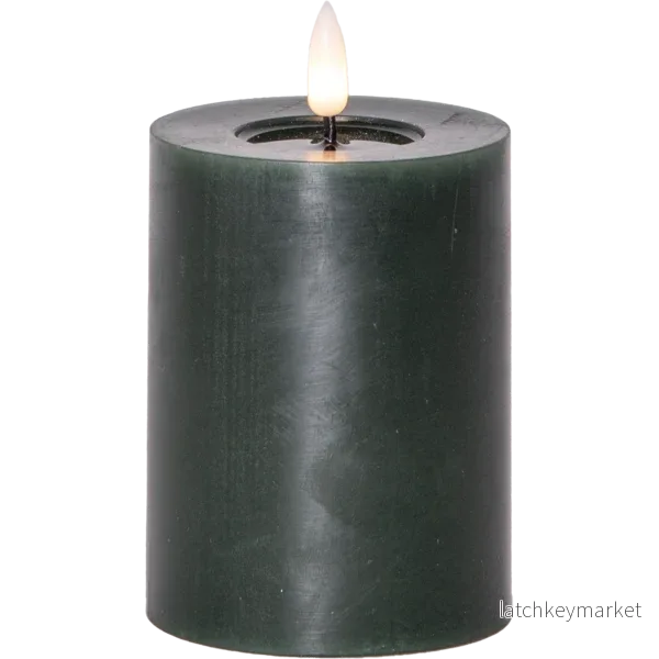 Batteridrivet LED Blockljus Flamme Flow Grön 12,5 cm - Bild 2
