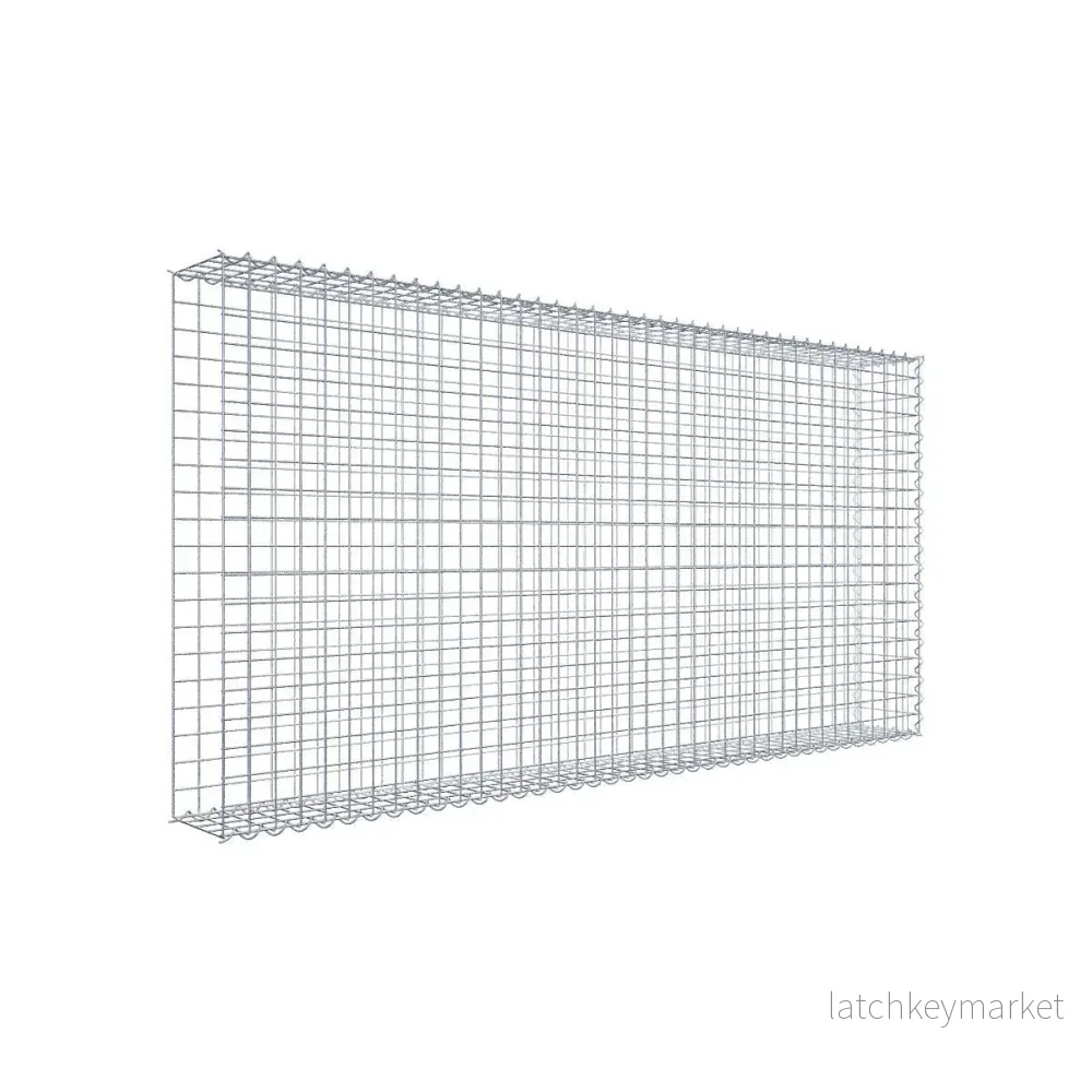 Extra gabion typ 2 200 cm x 100 cm x 20 cm (L x H x D), maskstorlek 5 cm x 5 cm, spiral Extra gabion typ 2 200 cm x 100 cm x 20 cm (L x H x D), maskstorlek 5 cm x 5 cm, spiral