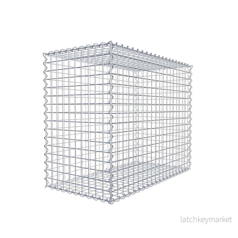 Gabion 100 cm x 80 cm x 50 cm (L x H x D), maskstorlek 5 cm x 5 cm, spiral Gabion 100 cm x 80 cm x 50 cm (L x H x D), maskstorlek 5 cm x 5 cm, spiral
