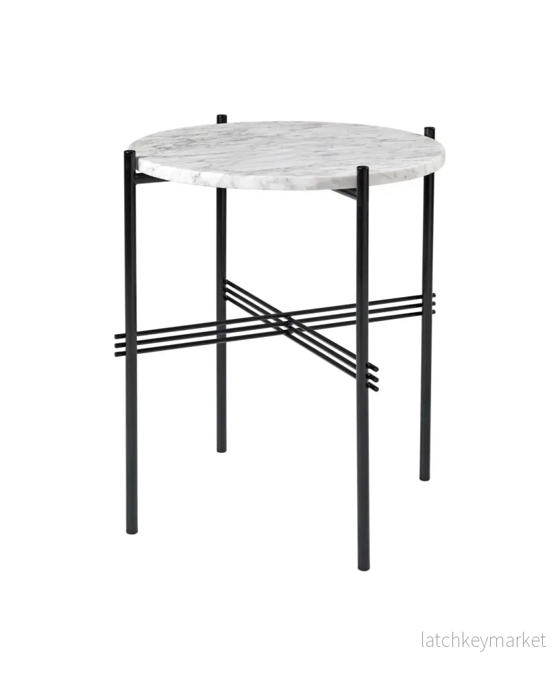 Ts Side Table Ø40 cm Black Frame