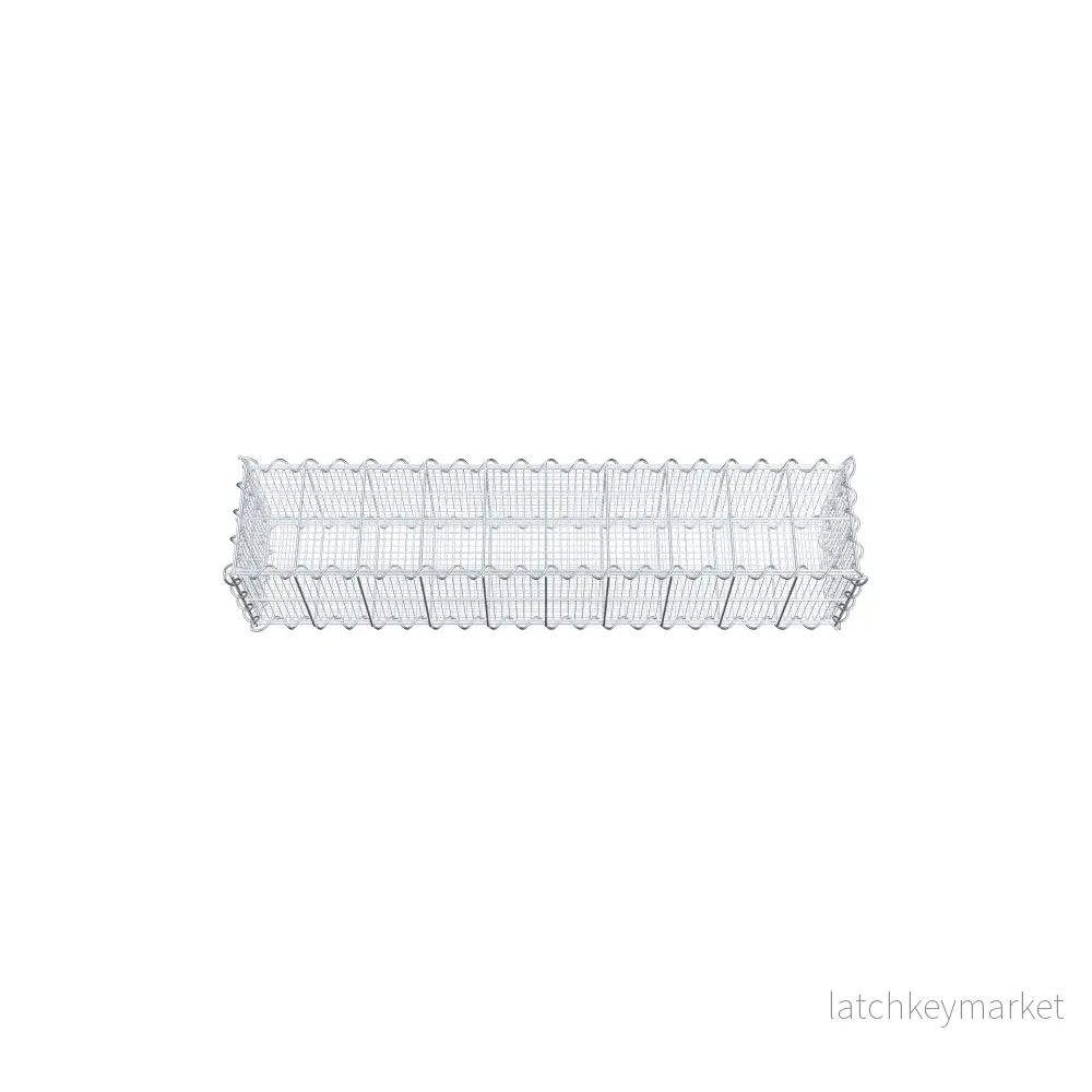 Sandgabion 100 cm x 20 cm x 20 cm (L x H x D), maskstorlek 10 cm x 10 cm, spiral - Bild 3