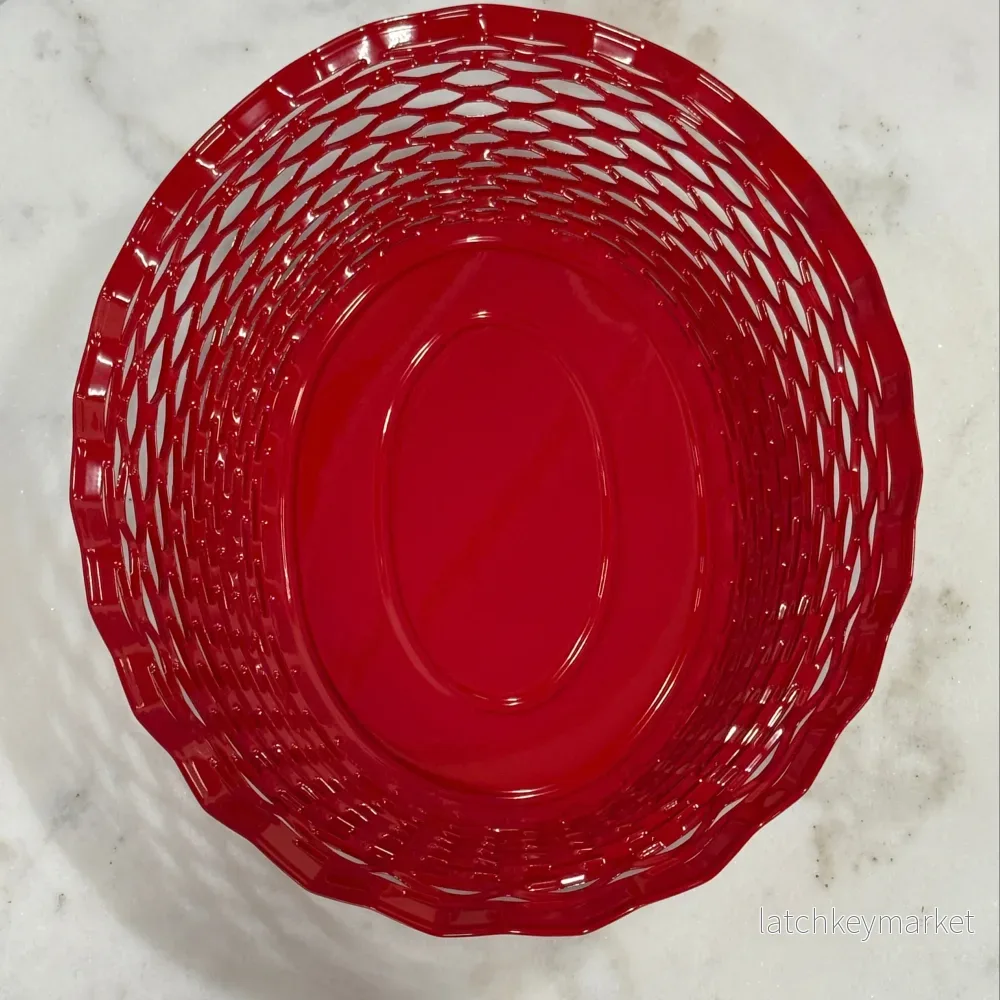Bread Basket Large Red Bread Basket Large Red