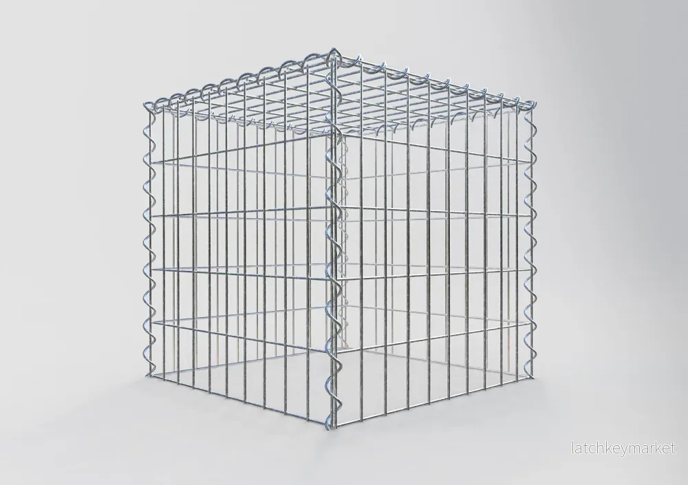 Påväxt gabion typ 3 50 cm x 50 cm x 50 cm (L x H x D), maskstorlek 5 cm x 10 cm, spiral - Bild 2