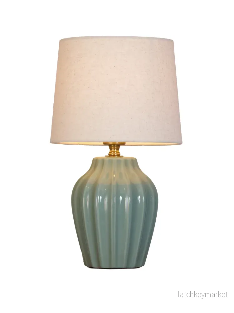 Bordslampa Lyon Ljus Turkos 31 cm - Bild 2