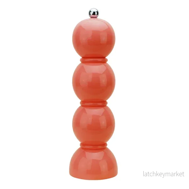 Bobbin Salt & Pepper Mill Coral Pink