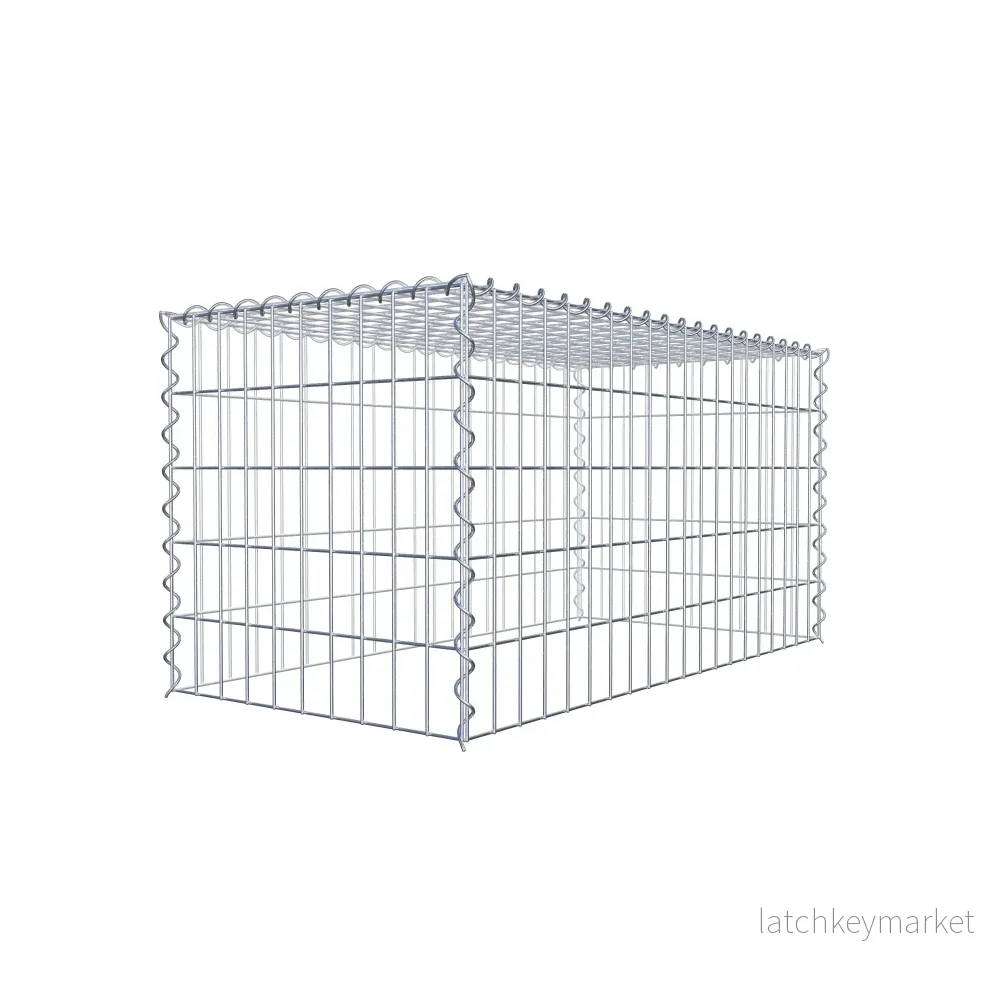 Påväxt gabion typ 3 100 cm x 50 cm x 50 cm (L x H x D), maskstorlek 5 cm x 10 cm, spiral - Bild 3