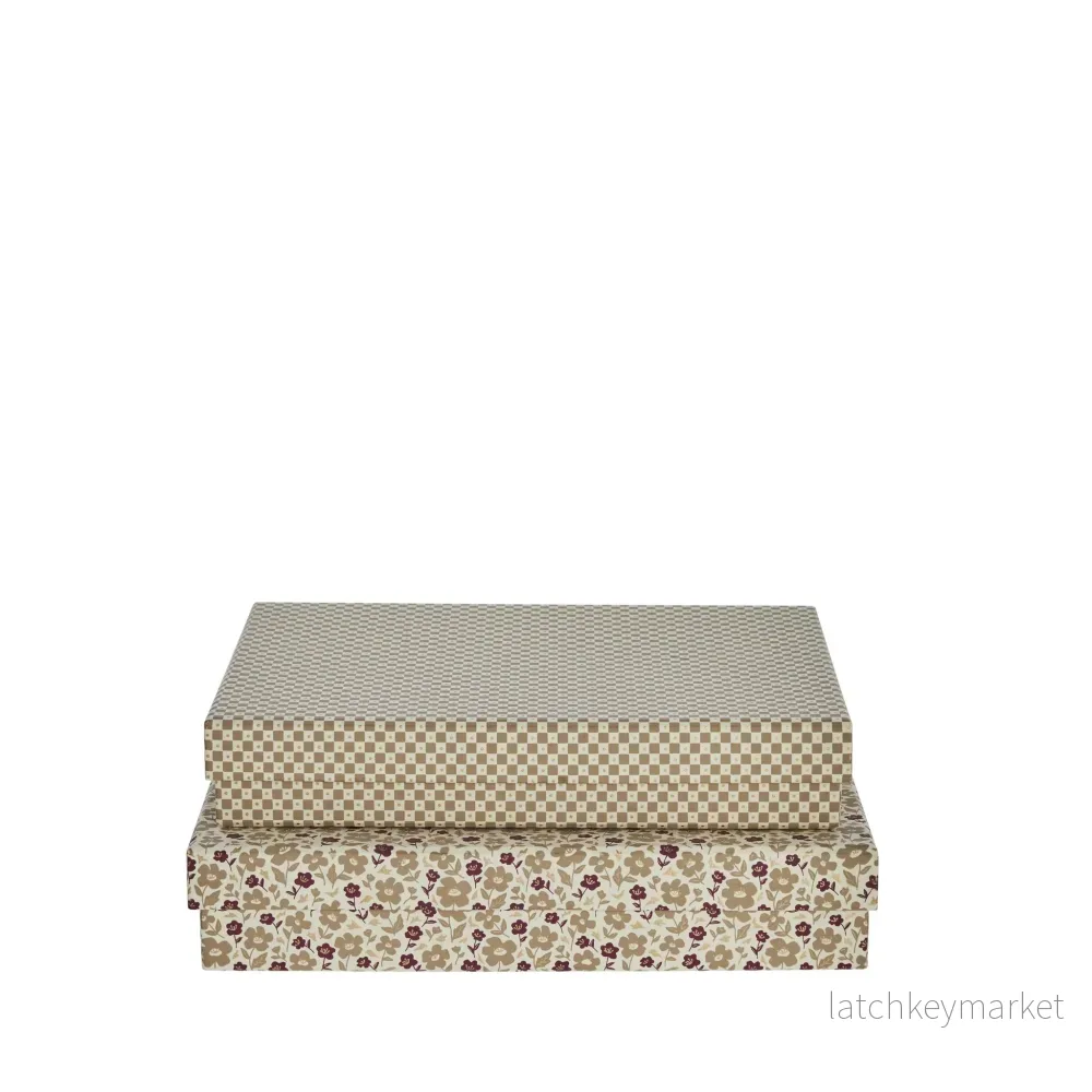 Ellen 2-pack eske sett 34 cm benvit - Bild 2