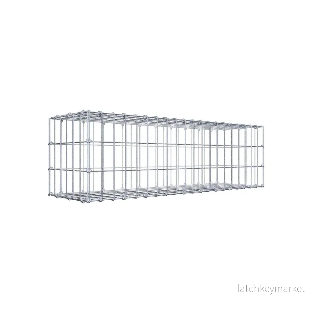 Gabion 100 cm x 30 cm x 30 cm (L x H x D), maskstorlek 5 cm x 10 cm, C-ring Gabion 100 cm x 30 cm x 30 cm (L x H x D), maskstorlek 5 cm x 10 cm, C-ring