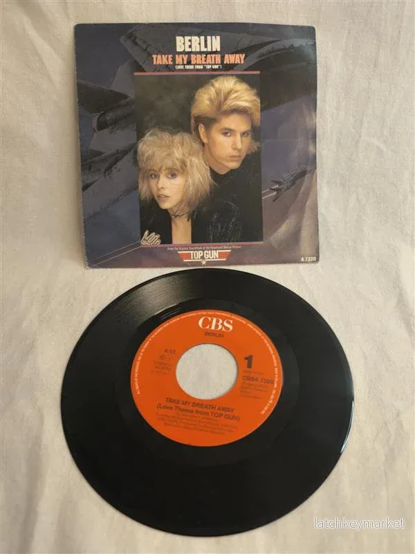 Berlin – Take My Breath Away (7” Vinyl, 1986) Top Gun - Bild 2