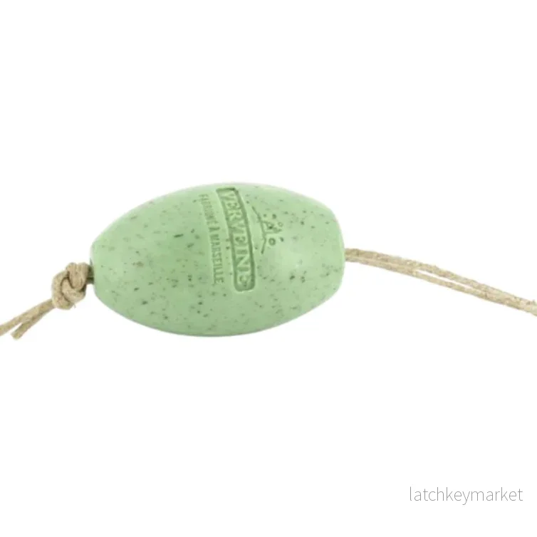Savonnette Marseillaise Bar Soap Verbena Crushed - soap on a rope 240g