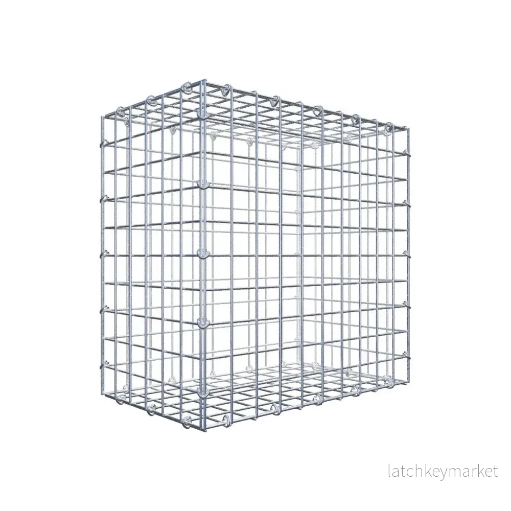 Gabion 50 cm x 50 cm x 30 cm (L x H x D), maskstorlek 5 cm x 5 cm, C-ring Gabion 50 cm x 50 cm x 30 cm (L x H x D), maskstorlek 5 cm x 5 cm, C-ring