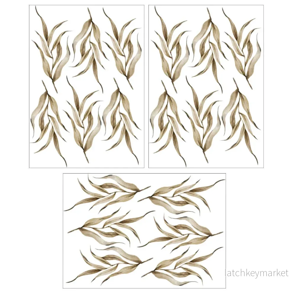 Väggdekor Blad beige - Bild 2