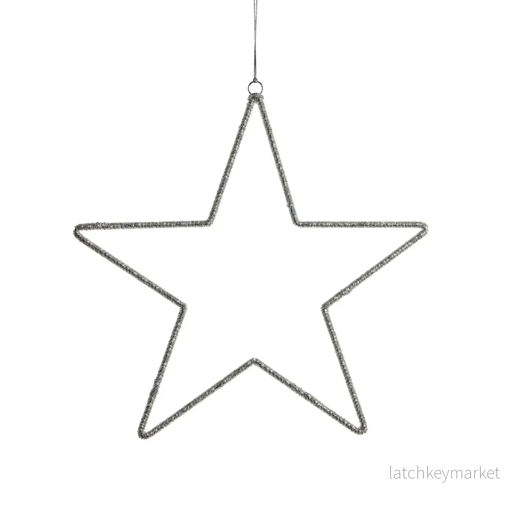 Ane ornament H cm. silver Ane ornament H cm. silver