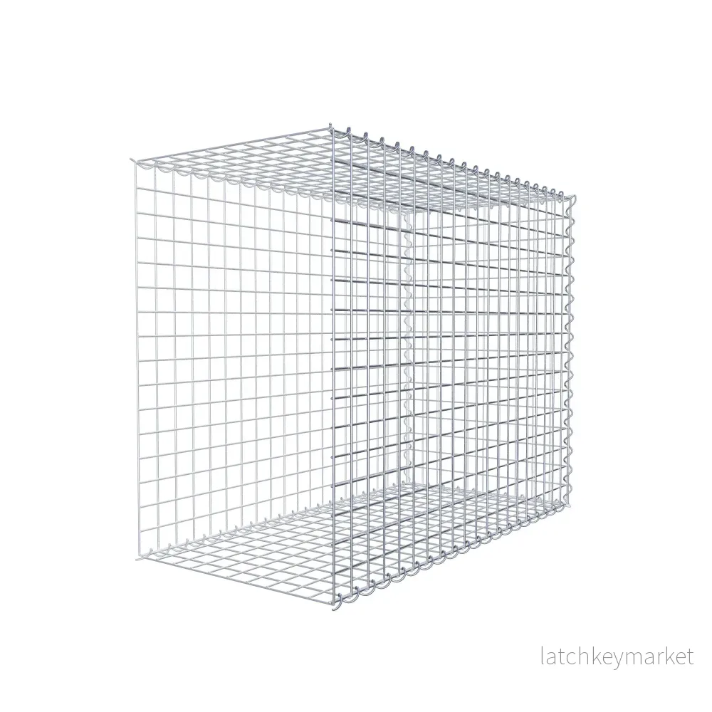 Extra gabion typ 2 100 cm x 80 cm x 50 cm (L x H x D), maskstorlek 5 cm x 5 cm, spiral - Bild 3