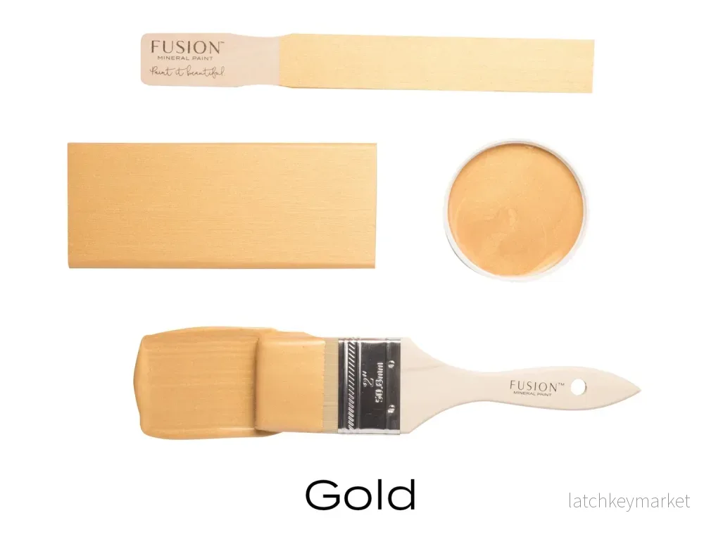 Fusion Mineral Paint Metallics Gold Fusion Mineral Paint Metallics Gold