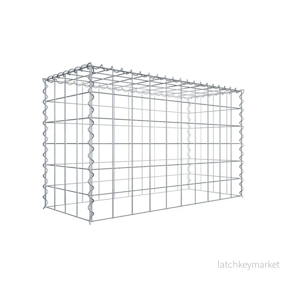 Extra gabion typ 3 100 cm x 60 cm x 40 cm (L x H x D), maskstorlek 10 cm x 10 cm, spiral Extra gabion typ 3 100 cm x 60 cm x 40 cm (L x H x D), maskstorlek 10 cm x 10 cm, spiral