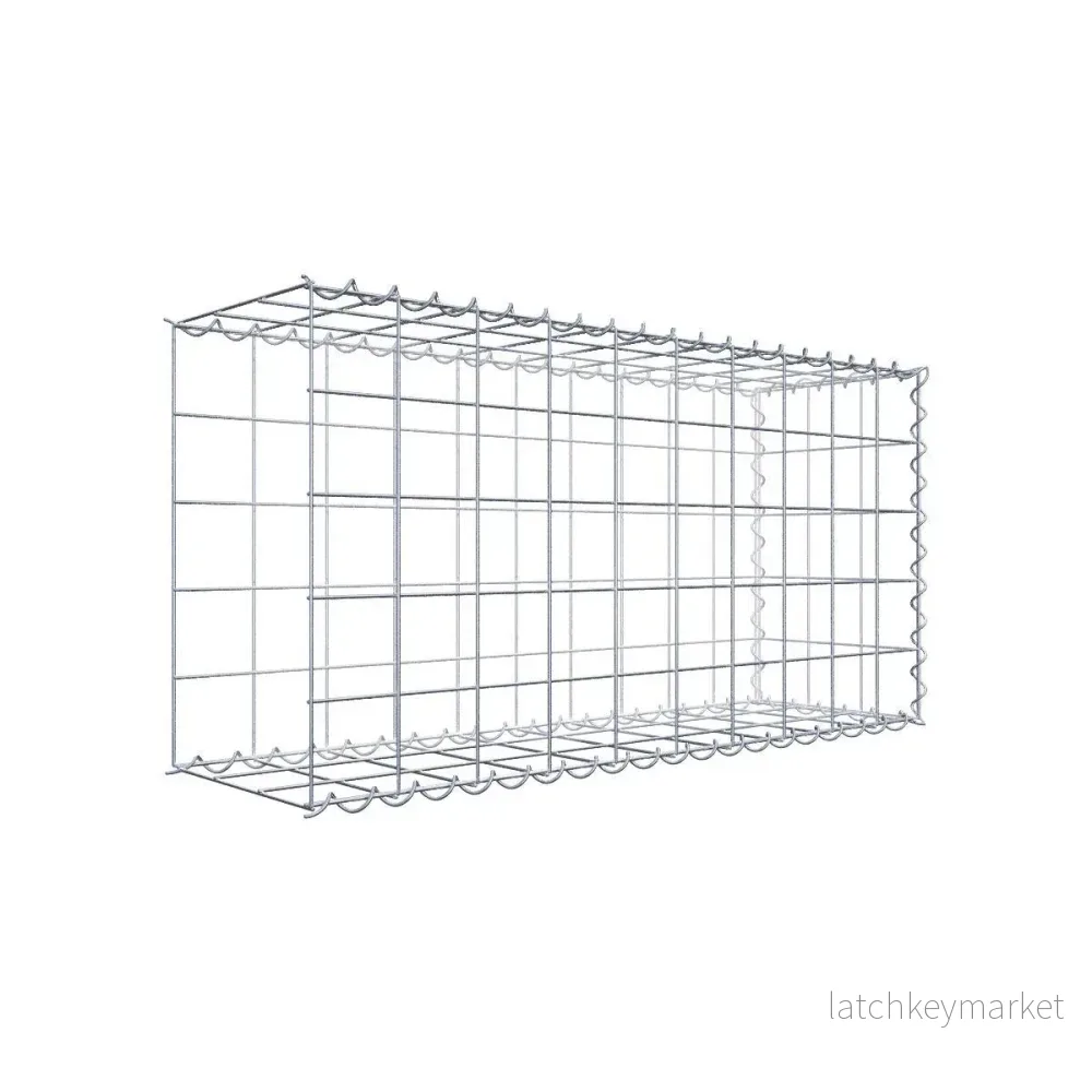 Påväxt gabion typ 2 100 cm x 50 cm x 30 cm (L x H x D), maskstorlek 10 cm x 10 cm, spiral Påväxt gabion typ 2 100 cm x 50 cm x 30 cm (L x H x D), maskstorlek 10 cm x 10 cm, spiral