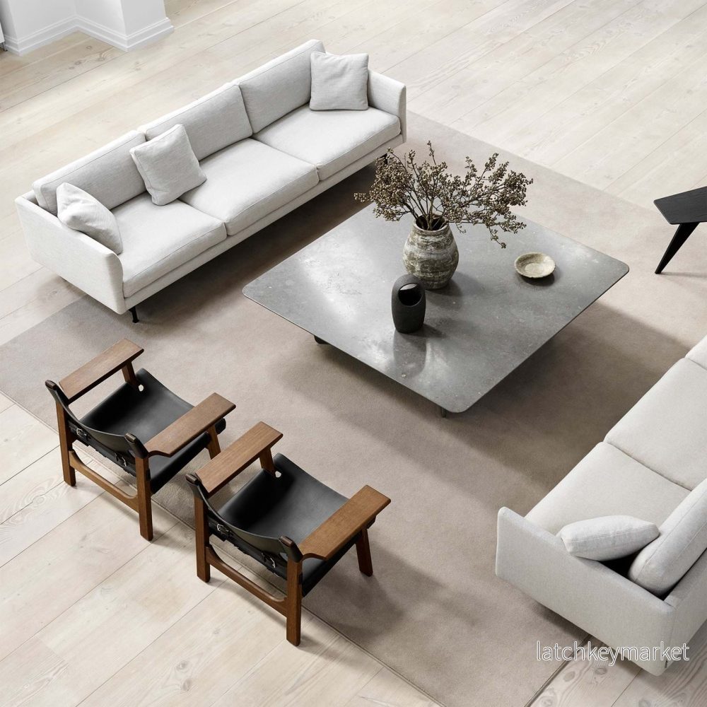 Calmo 2-Seater 95 Wood Base - Bild 2